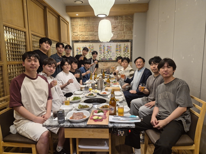 선준호, 이승우 박사 졸업 기념 회식