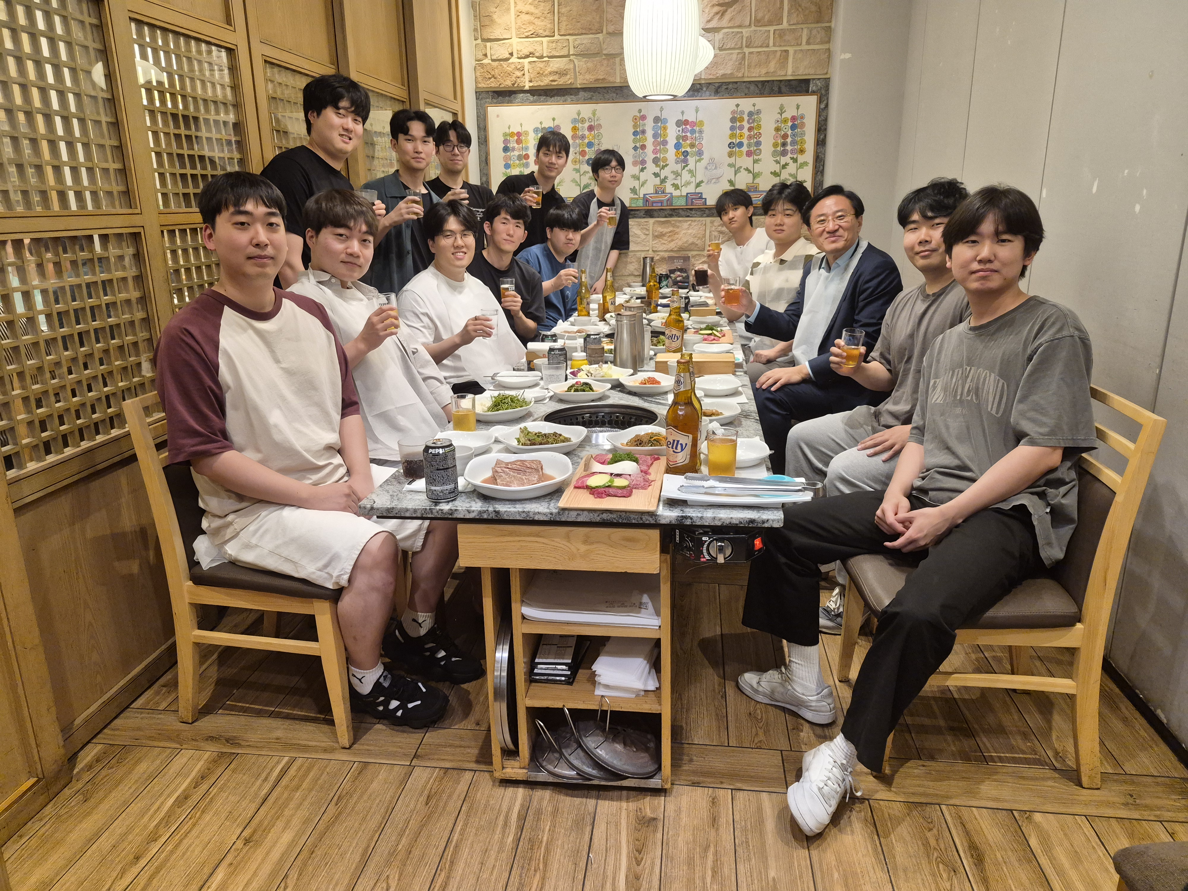 선준호, 이승우 박사 졸업 기념 회식