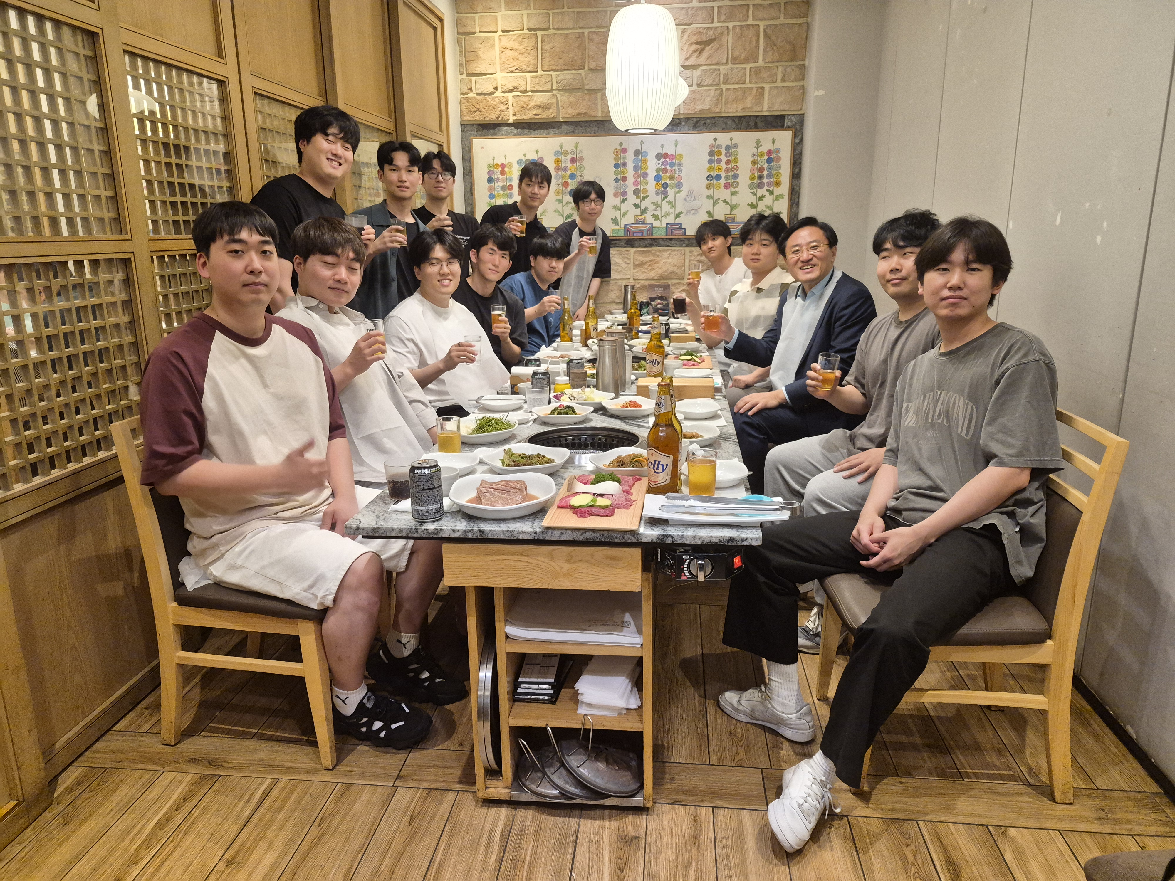 선준호, 이승우 박사 졸업 기념 회식